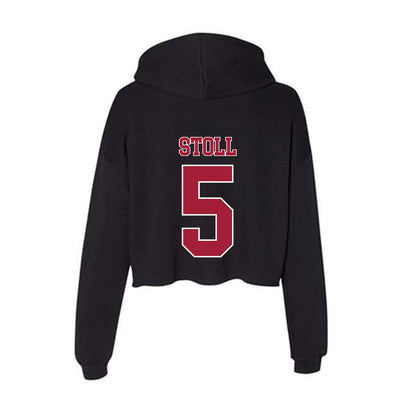Stanford - NCAA Baseball : Nolan Stoll - Women's Crop Fleece Hoodie-1