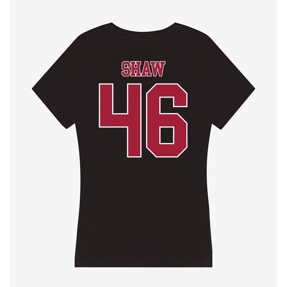 Stanford - NCAA Baseball : Andrew Shaw - Women's V-Neck T-Shirt-1