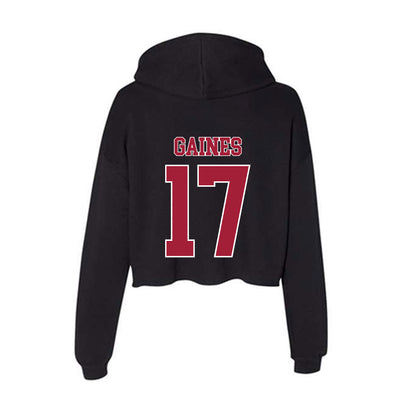 Stanford - NCAA Football : Omari Gaines - Women's Crop Fleece Hoodie-1