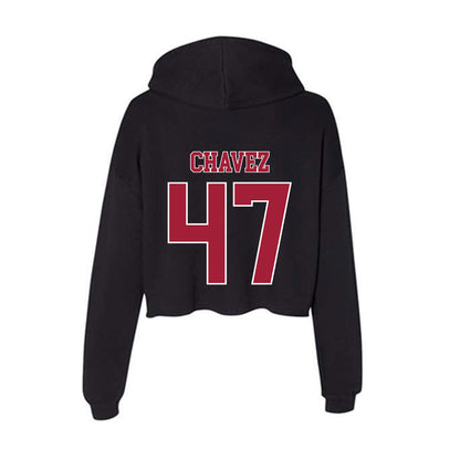 Stanford - NCAA Football : Alejandro Chavez - Women's Crop Fleece Hoodie-1