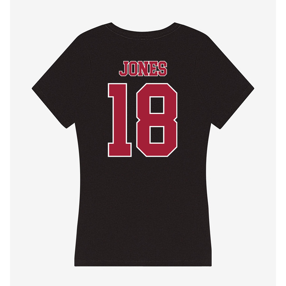 Stanford - NCAA Softball : Emily Jones - Women's V-Neck T-Shirt-1