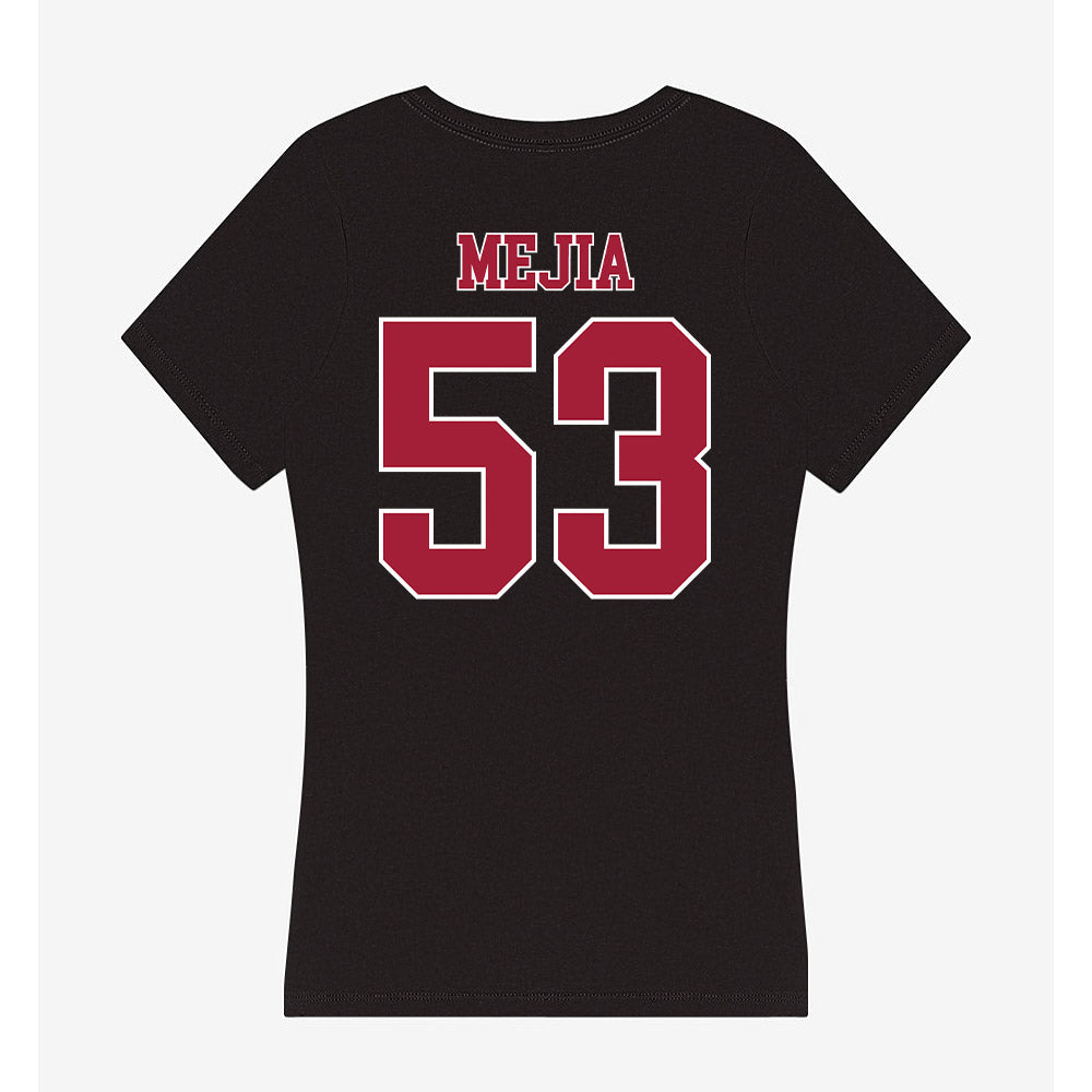 Stanford - NCAA Football : Nathan Mejia - Women's V-Neck T-Shirt-1