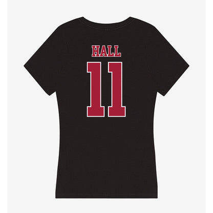 Stanford - NCAA Football : JonAnthony Hall - Women's V-Neck T-Shirt-1