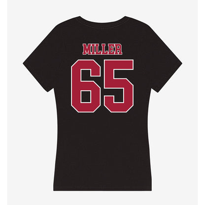 Stanford - NCAA Football : Jalayne Miller - Women's V-Neck T-Shirt-1