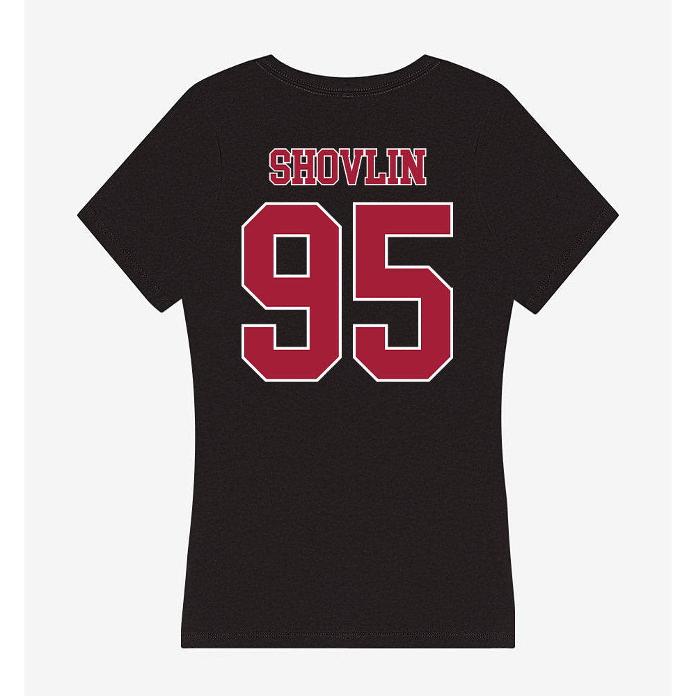 Stanford - NCAA Football : Adam Shovlin - Women's V-Neck T-Shirt-1