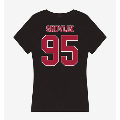 Stanford - NCAA Football : Adam Shovlin - Women's V-Neck T-Shirt-1