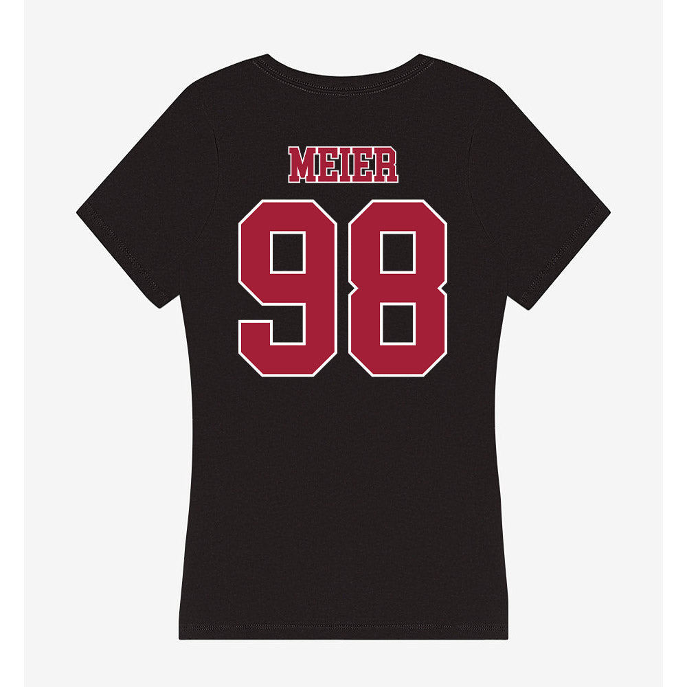 Stanford - NCAA Football : Max Meier - Women's V-Neck T-Shirt-1