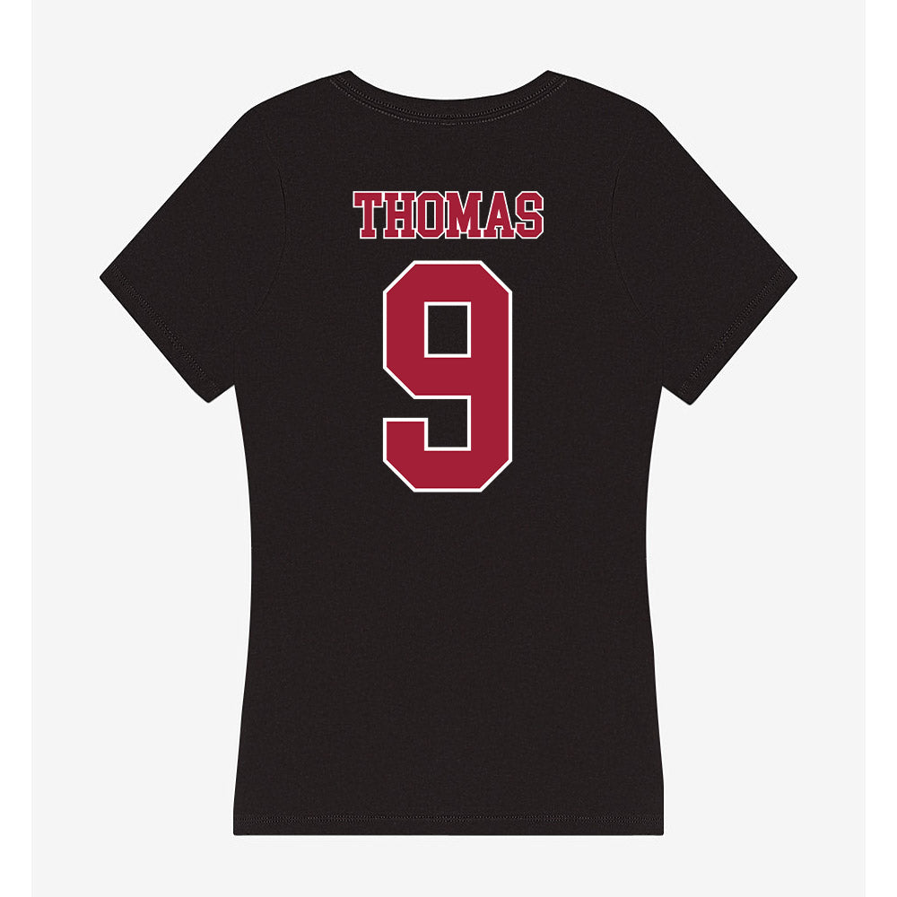 Stanford - NCAA Women's Soccer : Jaden Thomas - Women's V-Neck T-Shirt-1