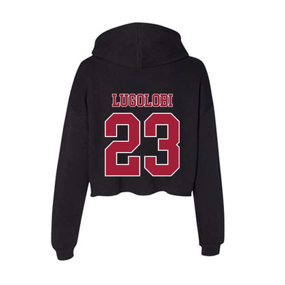 Stanford - NCAA Football : Wassie Lugolobi - Women's Crop Fleece Hoodie-1