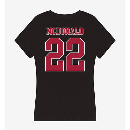 Stanford - NCAA Football : Zaiden McDonald - Women's V-Neck T-Shirt-1