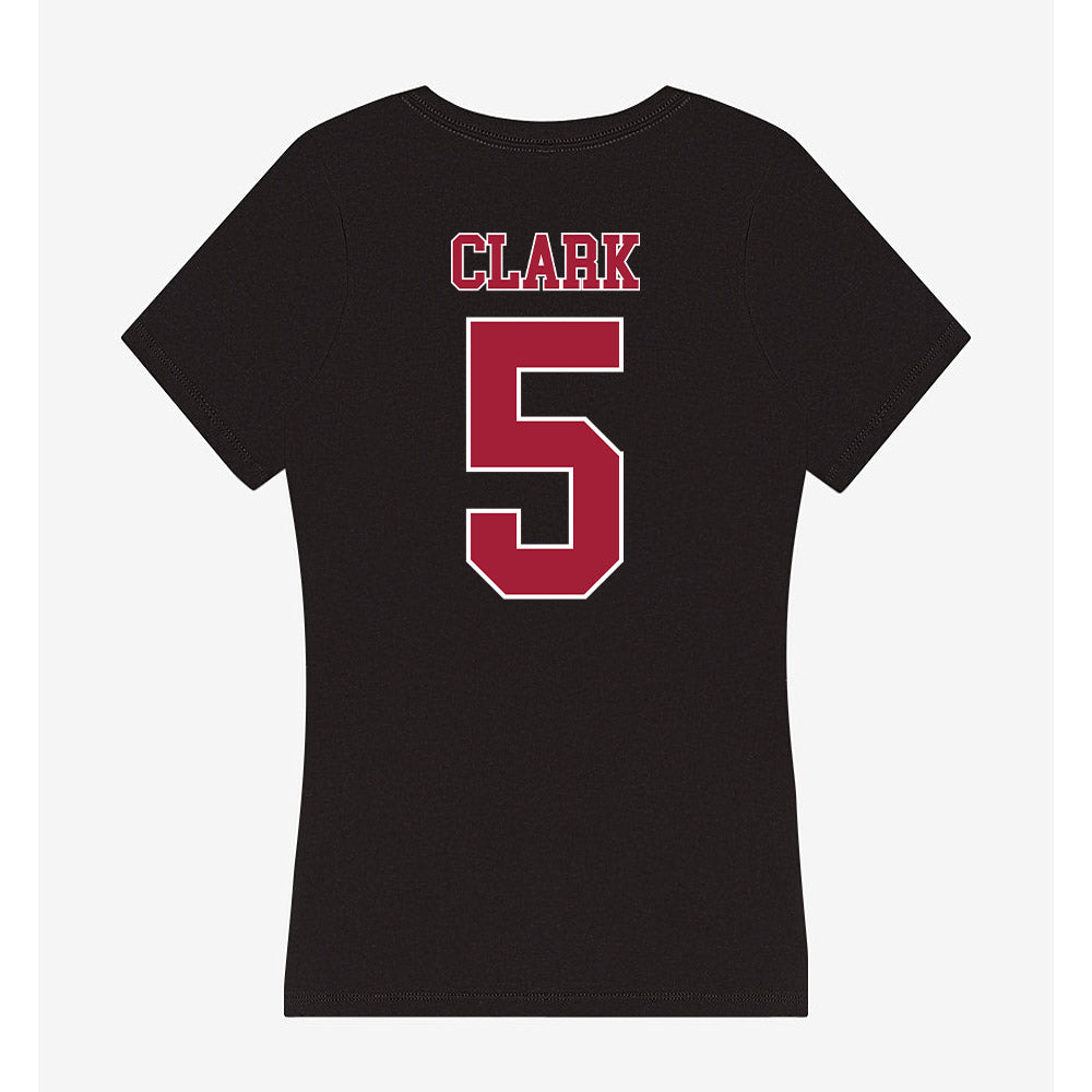 Stanford - NCAA Women's Field Hockey : Mia Clark - Women's V-Neck T-Shirt-1