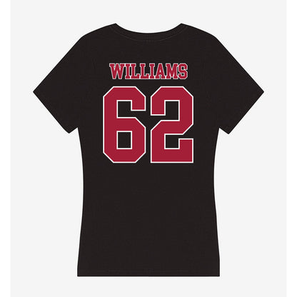 Stanford - NCAA Football : Josh Williams - Women's V-Neck T-Shirt-1