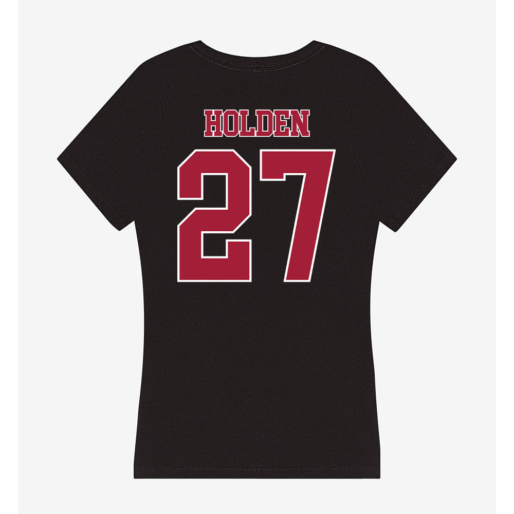 Stanford - NCAA Women's Soccer : Brooke Holden - Women's V-Neck T-Shirt-1