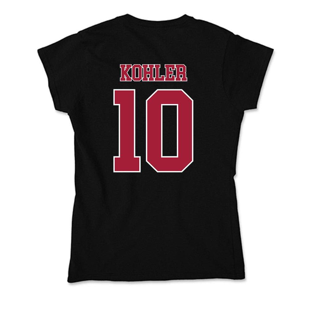 Stanford - NCAA Women's Soccer : Charlotte Kohler - Soft Style Women’s T-Shirt-1