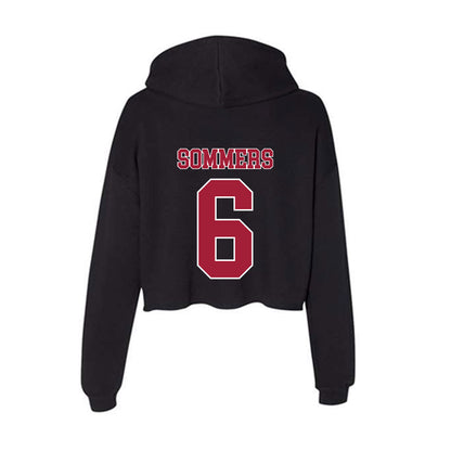 Stanford - NCAA Women's Lacrosse : Kaleigh Sommers - Women's Crop Fleece Hoodie-1