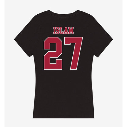 Stanford - NCAA Men's Soccer : Trevor Islam - Women's V-Neck T-Shirt-1