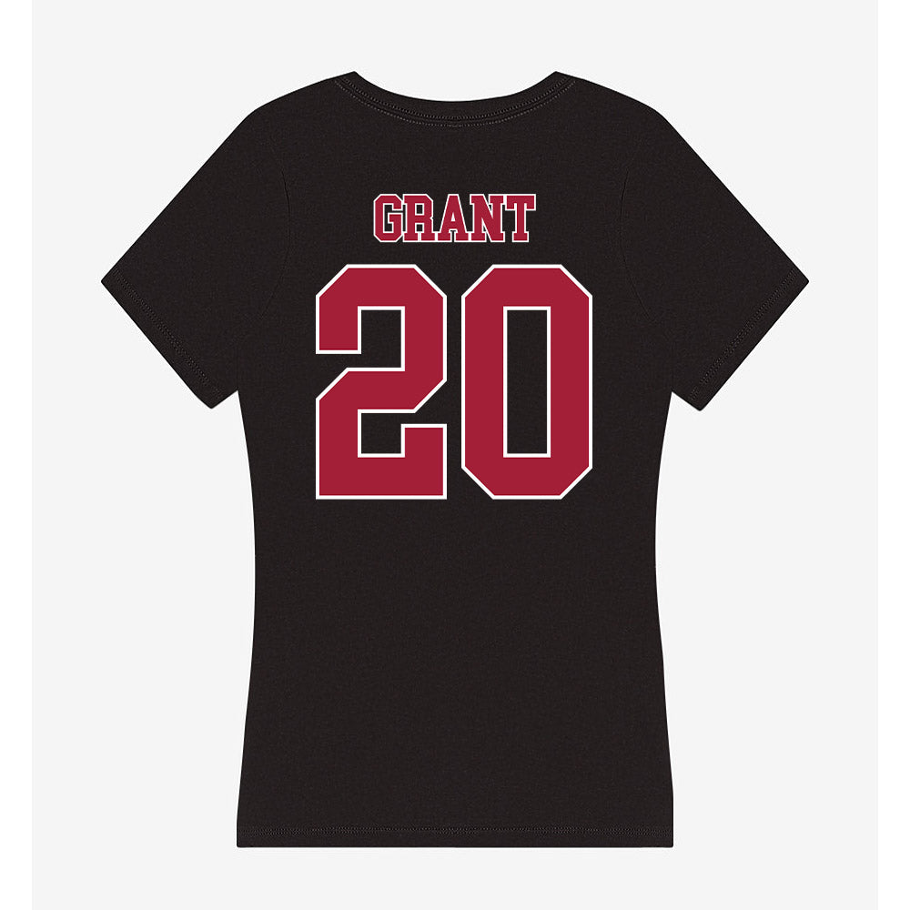 Stanford - NCAA Men's Basketball : Cameron Grant - Women's V-Neck T-Shirt-1