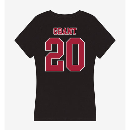 Stanford - NCAA Men's Basketball : Cameron Grant - Women's V-Neck T-Shirt-1