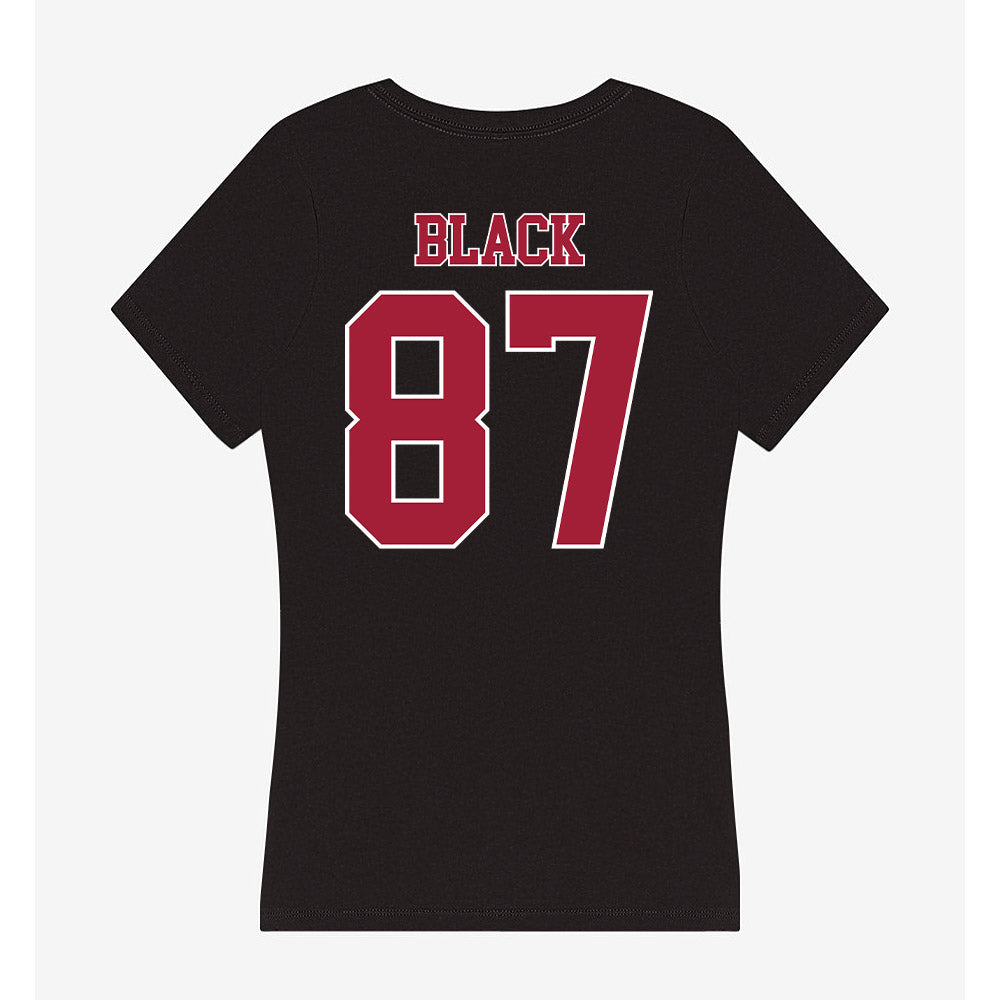 Stanford - NCAA Football : Aiden Black - Women's V-Neck T-Shirt-1