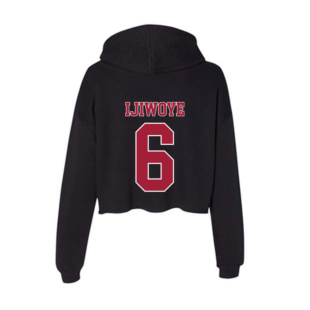 Stanford - NCAA Women's Basketball : Shay Ijiwoye - Women's Crop Fleece Hoodie-1