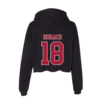 Stanford - NCAA Football : Langdon Horace - Women's Crop Fleece Hoodie-1