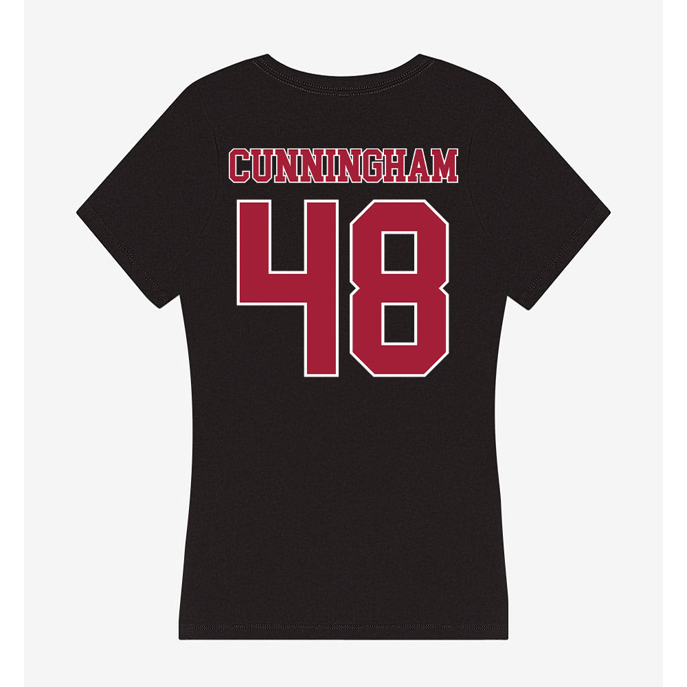 Stanford - NCAA Football : Drew Cunningham - Women's V-Neck T-Shirt-1