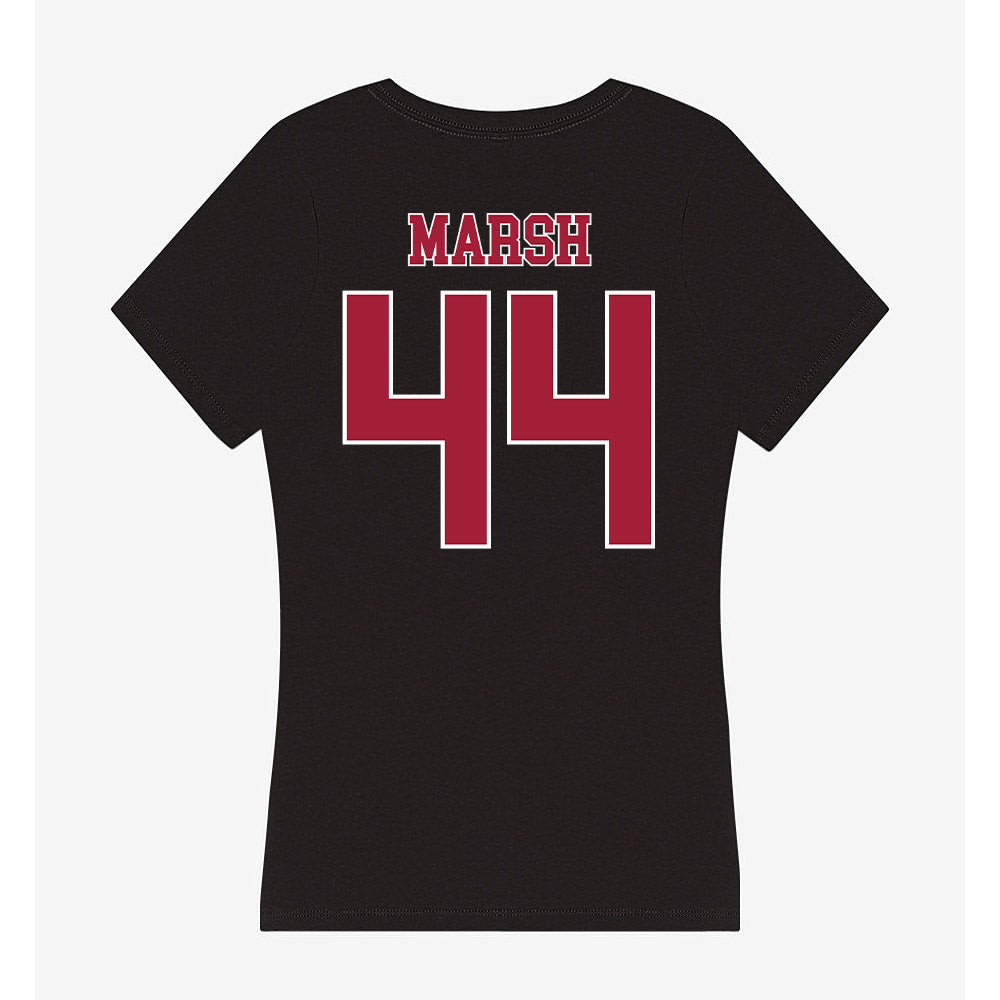 Stanford - NCAA Baseball : Quinten Marsh - Women's V-Neck T-Shirt-1