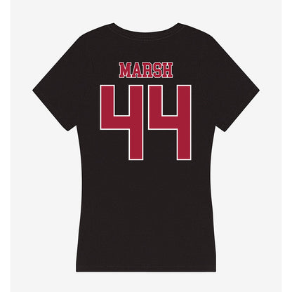 Stanford - NCAA Baseball : Quinten Marsh - Women's V-Neck T-Shirt-1