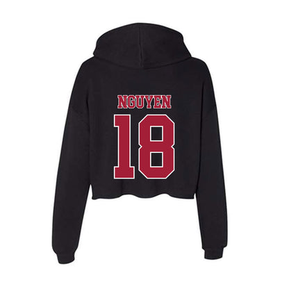 Stanford - NCAA Women's Soccer : Y-Lan Nguyen - Women's Crop Fleece Hoodie-1