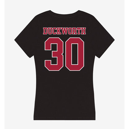 Stanford - NCAA Football : Jack Duckworth - Women's V-Neck T-Shirt-1