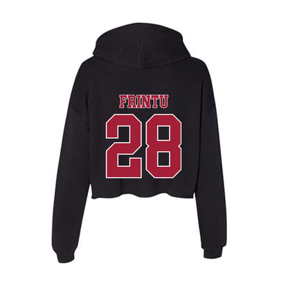 Stanford - NCAA Men's Soccer : Eric Frintu - Women's Crop Fleece Hoodie-1