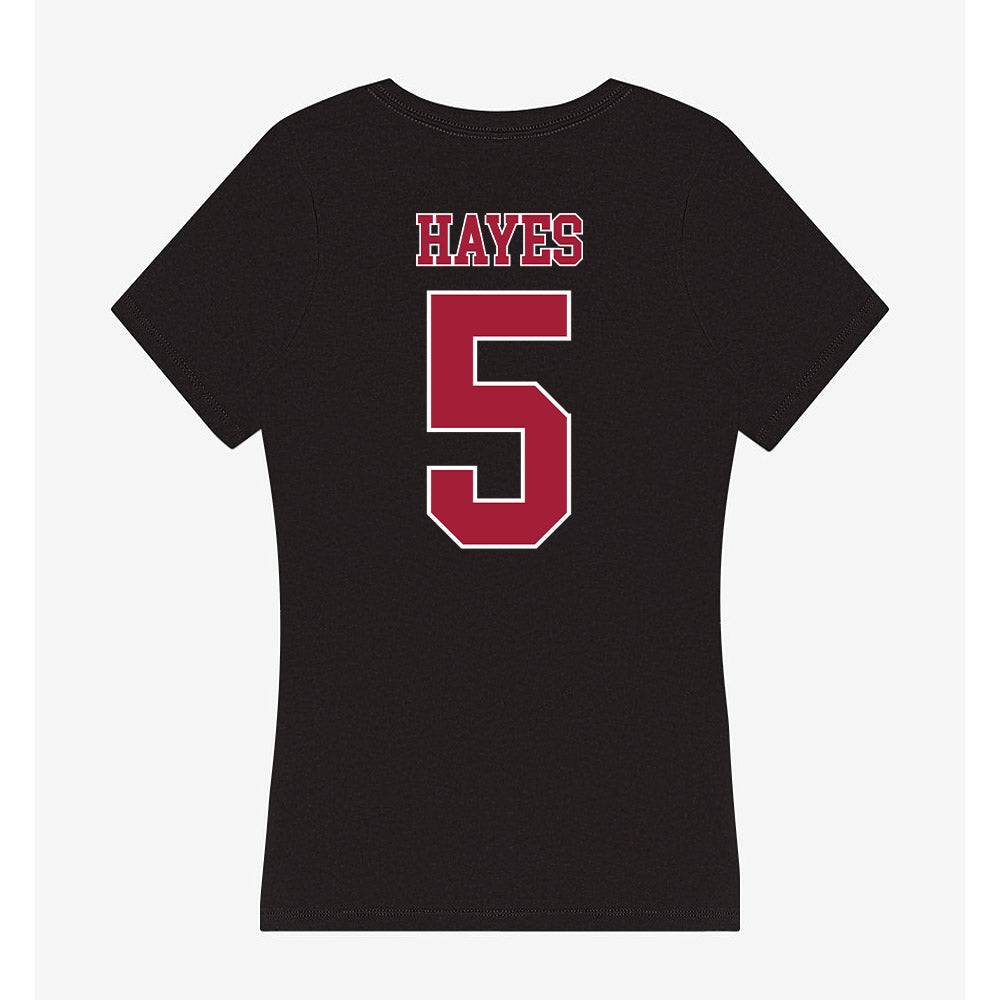 Stanford - NCAA Baseball : Rashad Hayes - Women's V-Neck T-Shirt-1