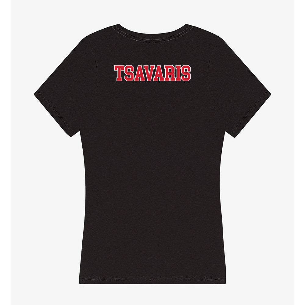 Fairfield - NCAA Men's Rowing : Maxim Tsavaris - Women's V-Neck T-Shirt-1