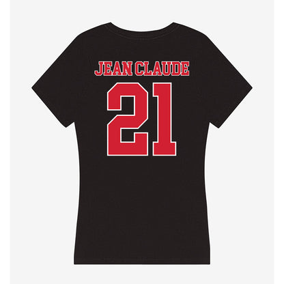 Fairfield - NCAA Women's Volleyball : Mia Jean Claude - Women's V-Neck T-Shirt-1