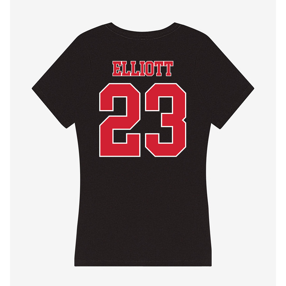 Fairfield - NCAA Men's Lacrosse : Shane Elliott - Women's V-Neck T-Shirt-1