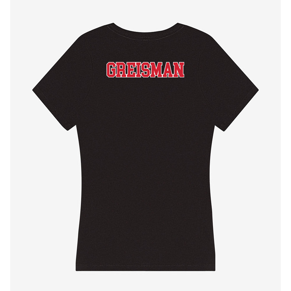 Fairfield - NCAA Women's Rowing : Lucienne Greisman - Women's V-Neck T-Shirt-1