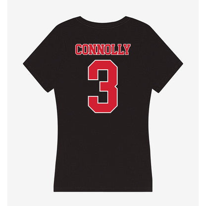 Fairfield - NCAA Men's Lacrosse : Thomas Connolly - Women's V-Neck T-Shirt-1