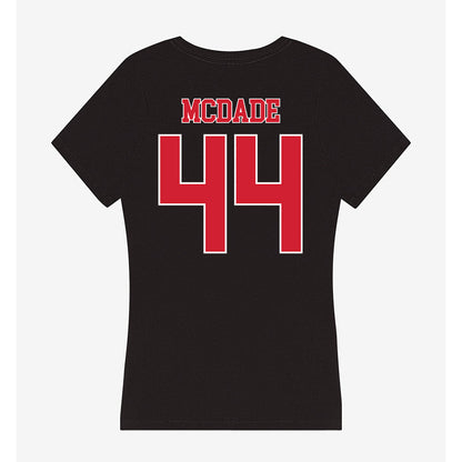 Fairfield - NCAA Women's Field Hockey : Georgia McDade - Women's V-Neck T-Shirt-1