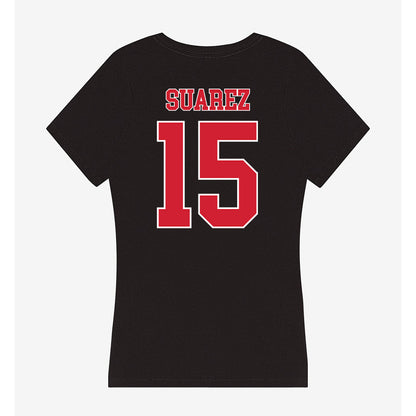 Fairfield - NCAA Women's Volleyball : Daniella Suarez - Women's V-Neck T-Shirt-1