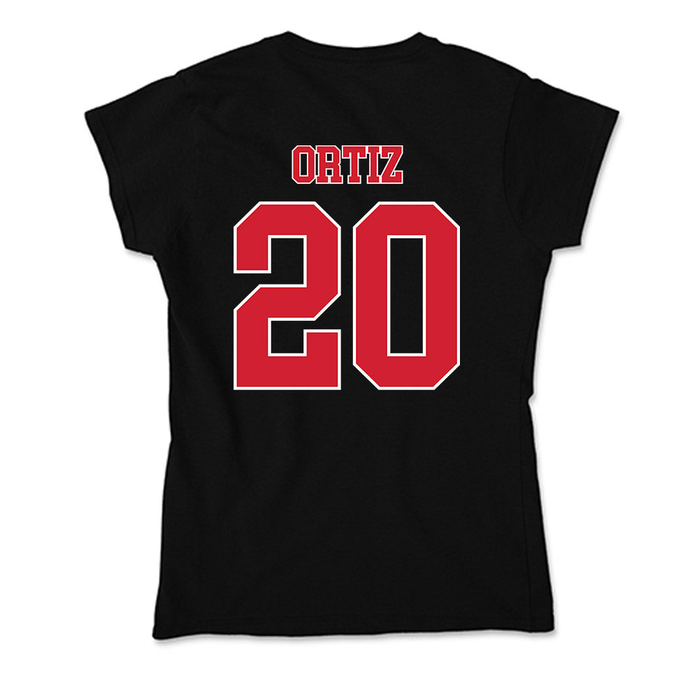 Fairfield - NCAA Men's Soccer : Cristian Ortiz - Soft Style Women’s T-Shirt-1