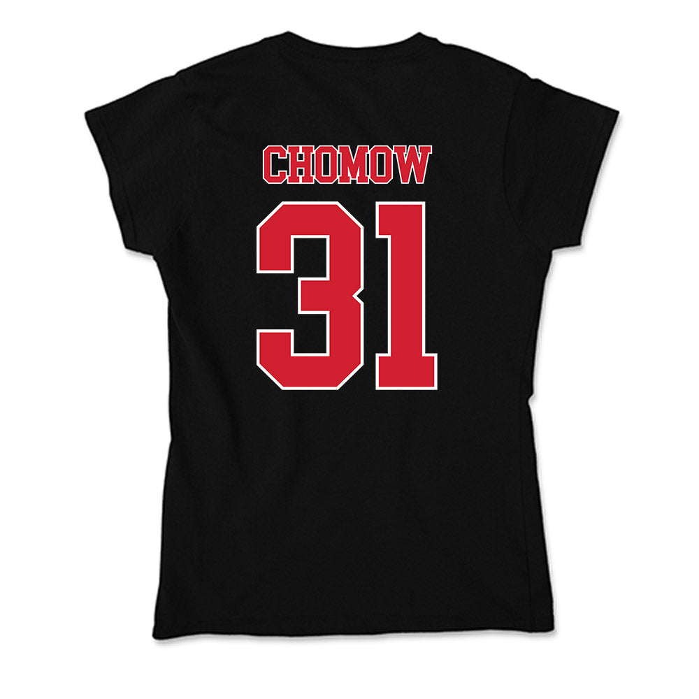 Fairfield - NCAA Men's Soccer : Evan Chomow - Soft Style Women’s T-Shirt-1