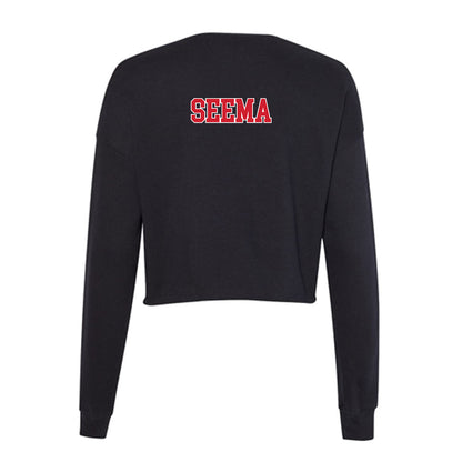 Fairfield - NCAA Women's Golf : Chulathida Seema - Women's Cropped Crew Fleece-1