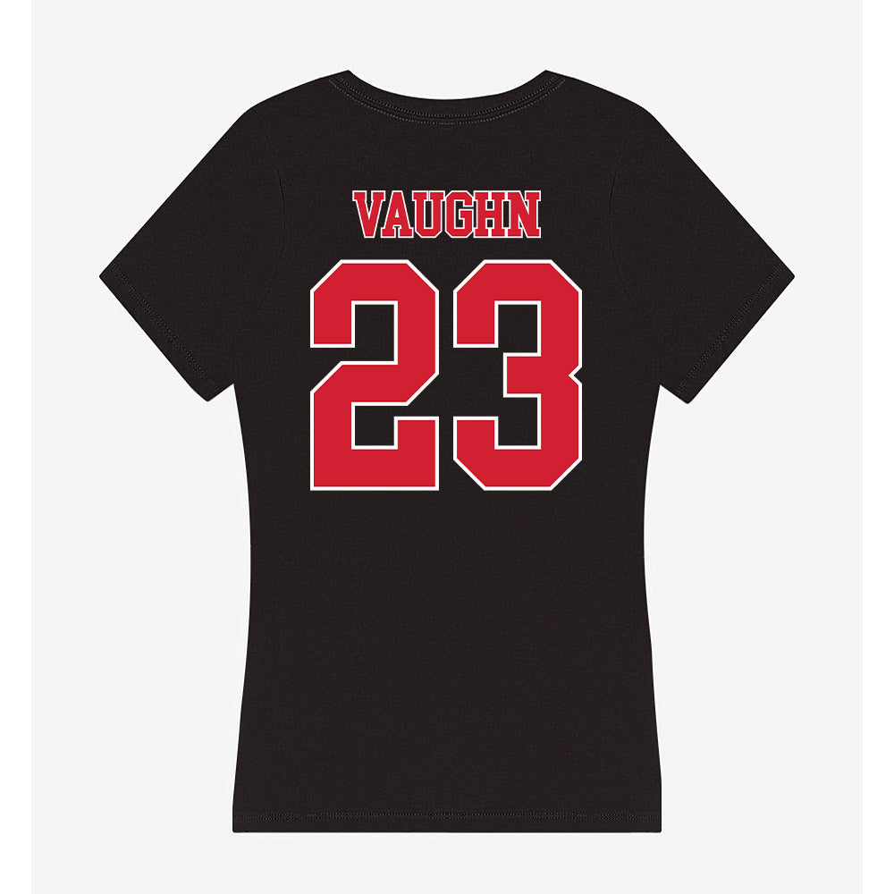 Fairfield - NCAA Women's Basketball : Gabrielle Vaughn - Women's V-Neck T-Shirt-1