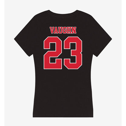 Fairfield - NCAA Women's Basketball : Gabrielle Vaughn - Women's V-Neck T-Shirt-1