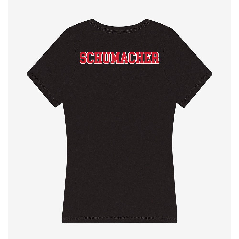 Fairfield - NCAA Men's Rowing : Charlie Schumacher - Women's V-Neck T-Shirt-1