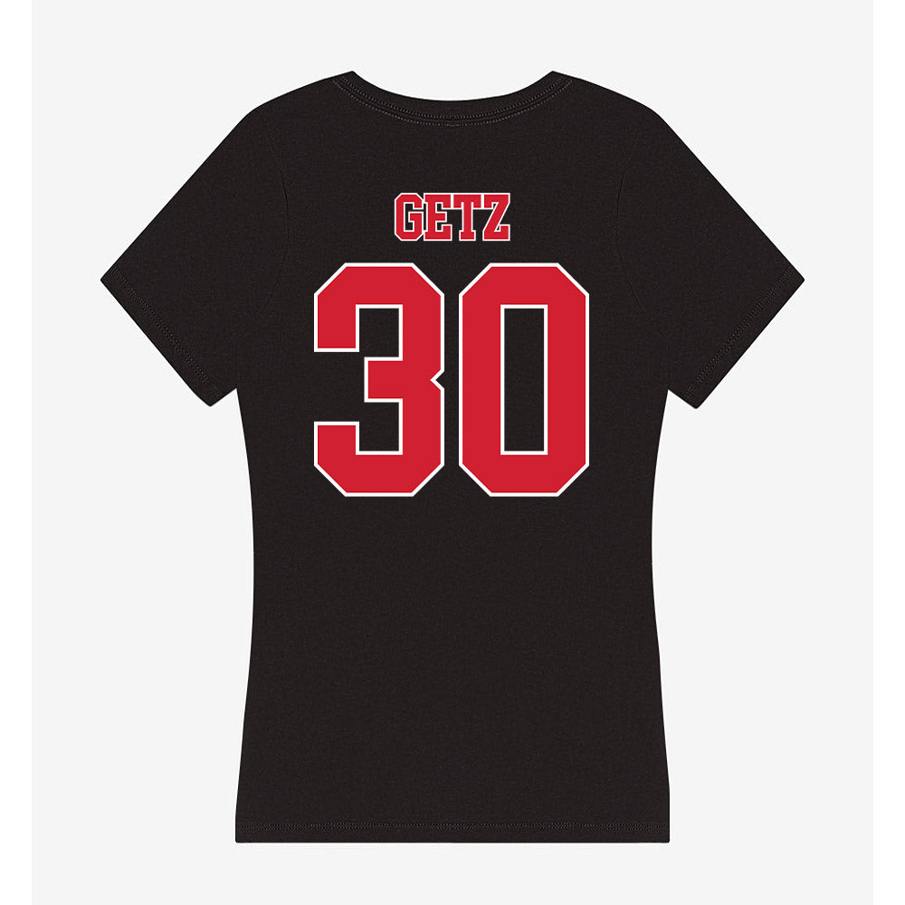 Fairfield - NCAA Women's Lacrosse : Lizzie Getz - Women's V-Neck T-Shirt-1