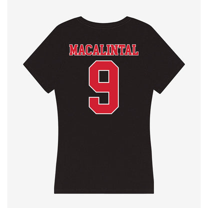 Fairfield - NCAA Women's Volleyball : Nicole Macalintal - Women's V-Neck T-Shirt-1