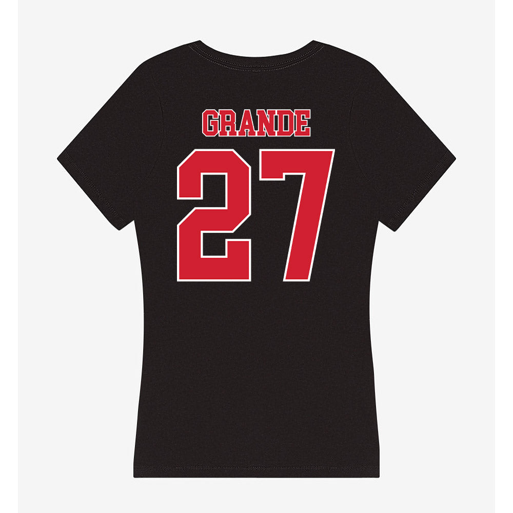 Fairfield - NCAA Baseball : Carter Grande - Women's V-Neck T-Shirt-1