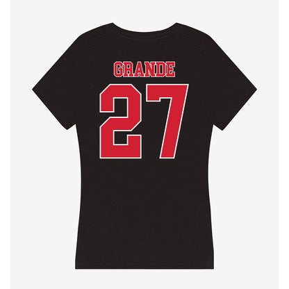 Fairfield - NCAA Baseball : Carter Grande - Women's V-Neck T-Shirt-1