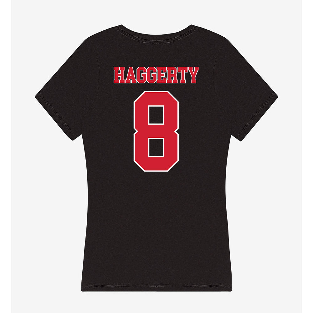 Fairfield - NCAA Women's Lacrosse : Kelly Haggerty - Women's V-Neck T-Shirt-1